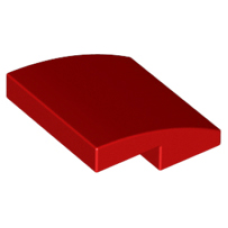 LEGO 15068 Red Slope, Curved 2 x 2 x 2/3 (losse stenen 8-14)